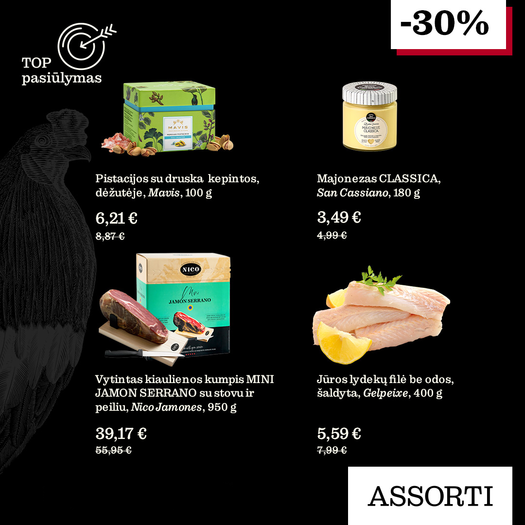 „ASSORTI” - TOP pasiūlymas!