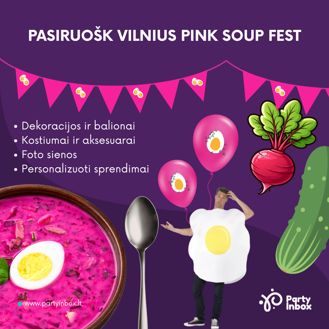 „PARTY INBOX” - Viskas tavo rožinei šventei
